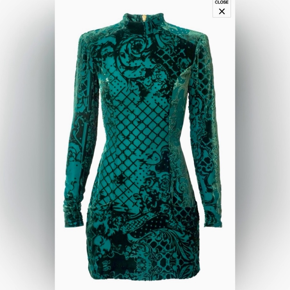Balmain X H&M Silk Dress!💚🤍